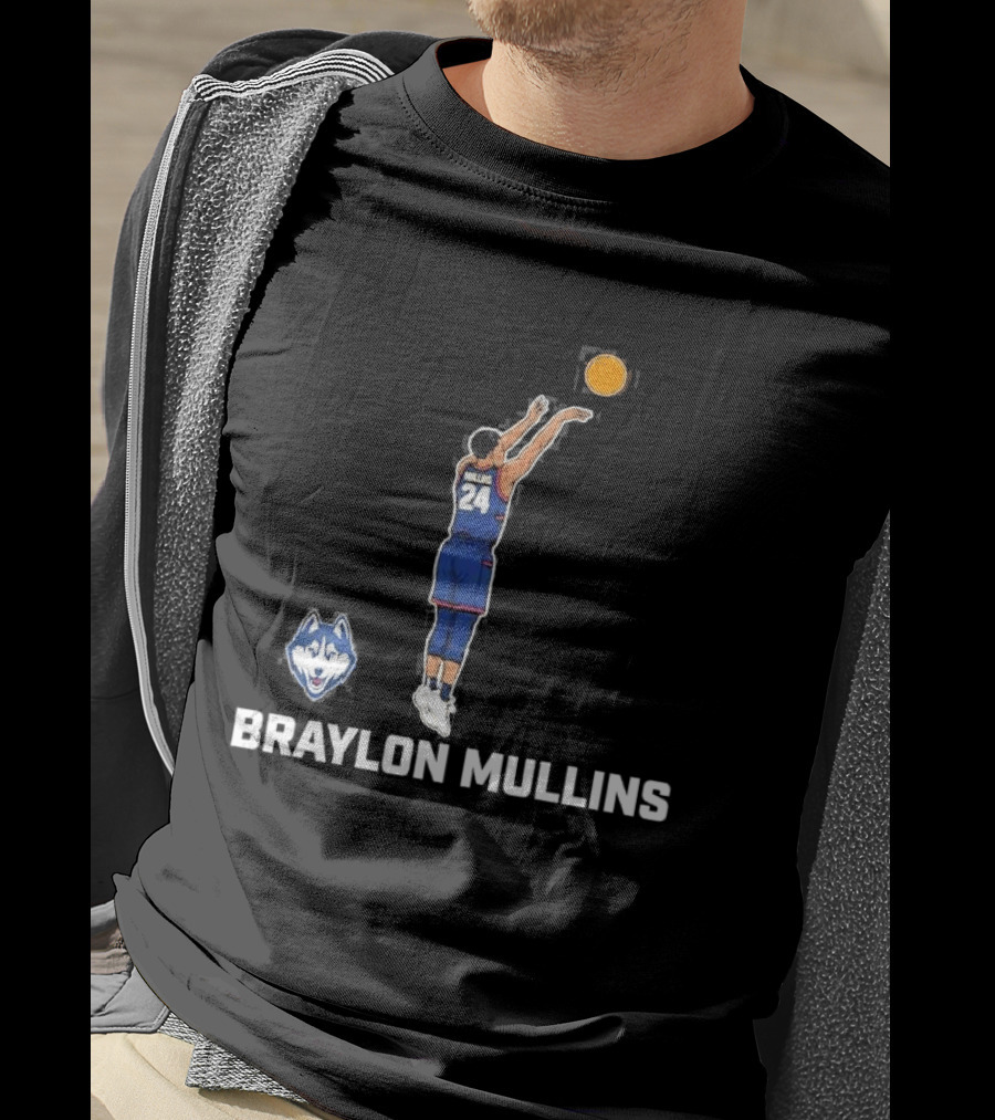 Braylon Mullins UConn Huskies 2026 Game Winner Vs Duke March Madness T-Shirt