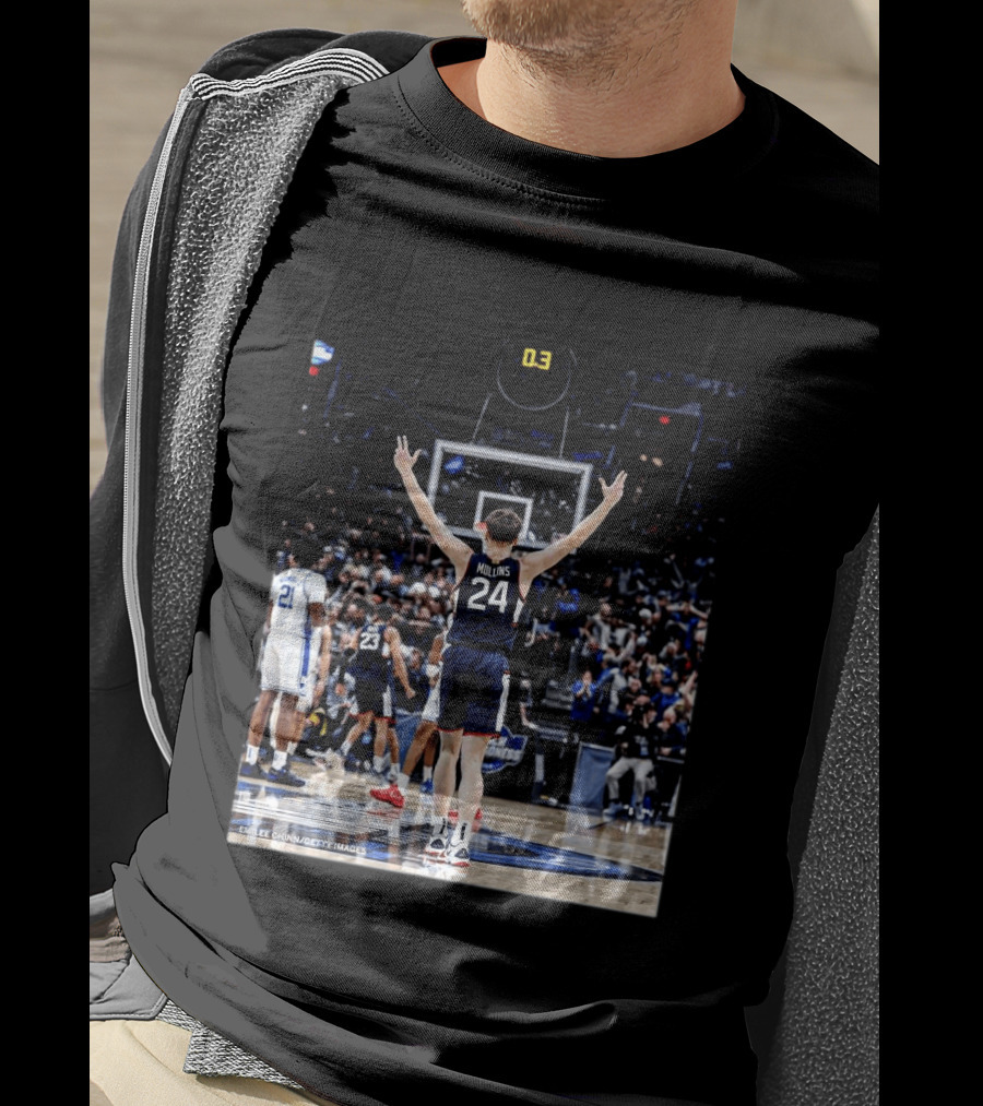 Braylon Mullins UConn Huskies Victory Over Duke Blue Devils Basketball March Madness 2026 T-Shirt