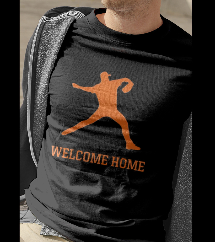 Justin Verlander Detroit Tigers Welcome Home 35 T-Shirt