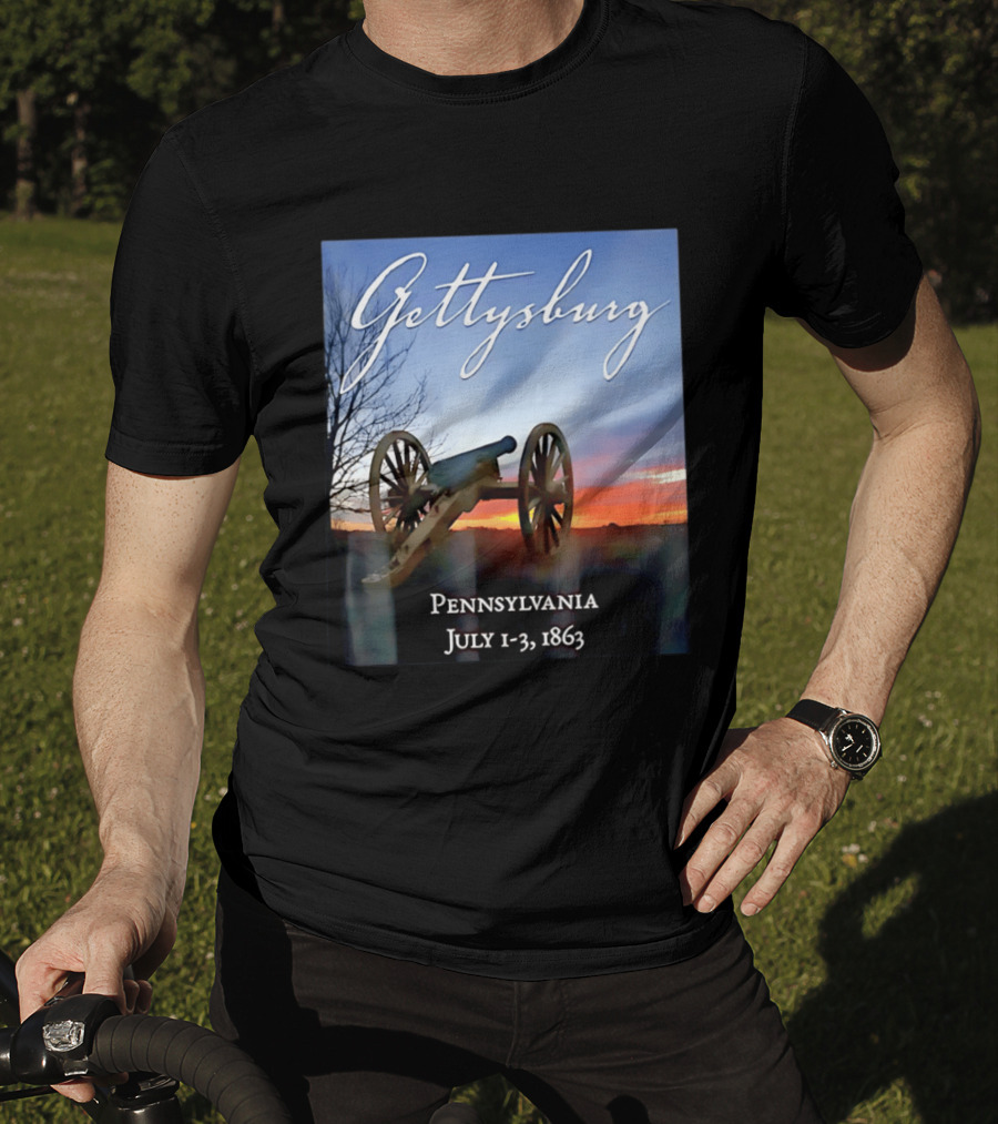 Gettysburg Cannon Battle Pennsylvania July 1 3 1863 Civil War T-Shirt