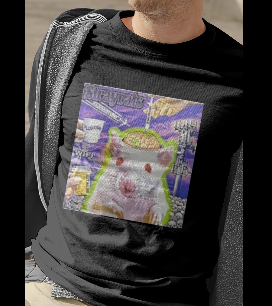 Stray Rats Lab Rat WiFi Fluoride Syringe Brain Injection T-Shirt