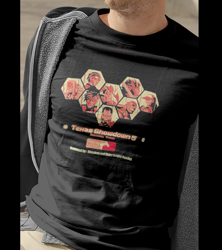 Texas Showdown 5 Houston Texas MLG Fighting Game Tournament Characters T-Shirt