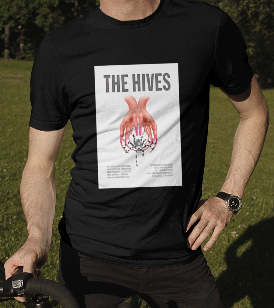 The Hives March 2026 Tour Dates Brooklyn Bowl House Of Blues History Fillmore Salt Shed T-Shirt