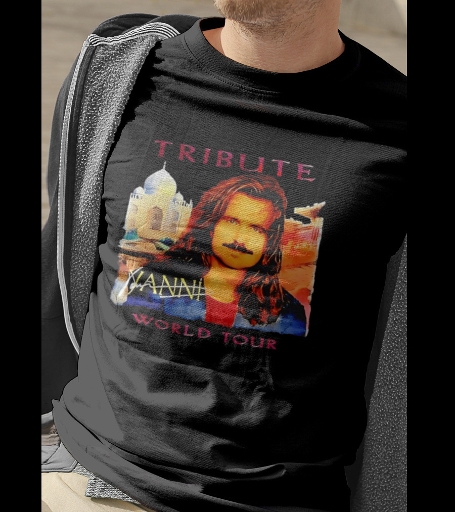 Yanni Tribute World Tour Taj Mahal T-Shirt