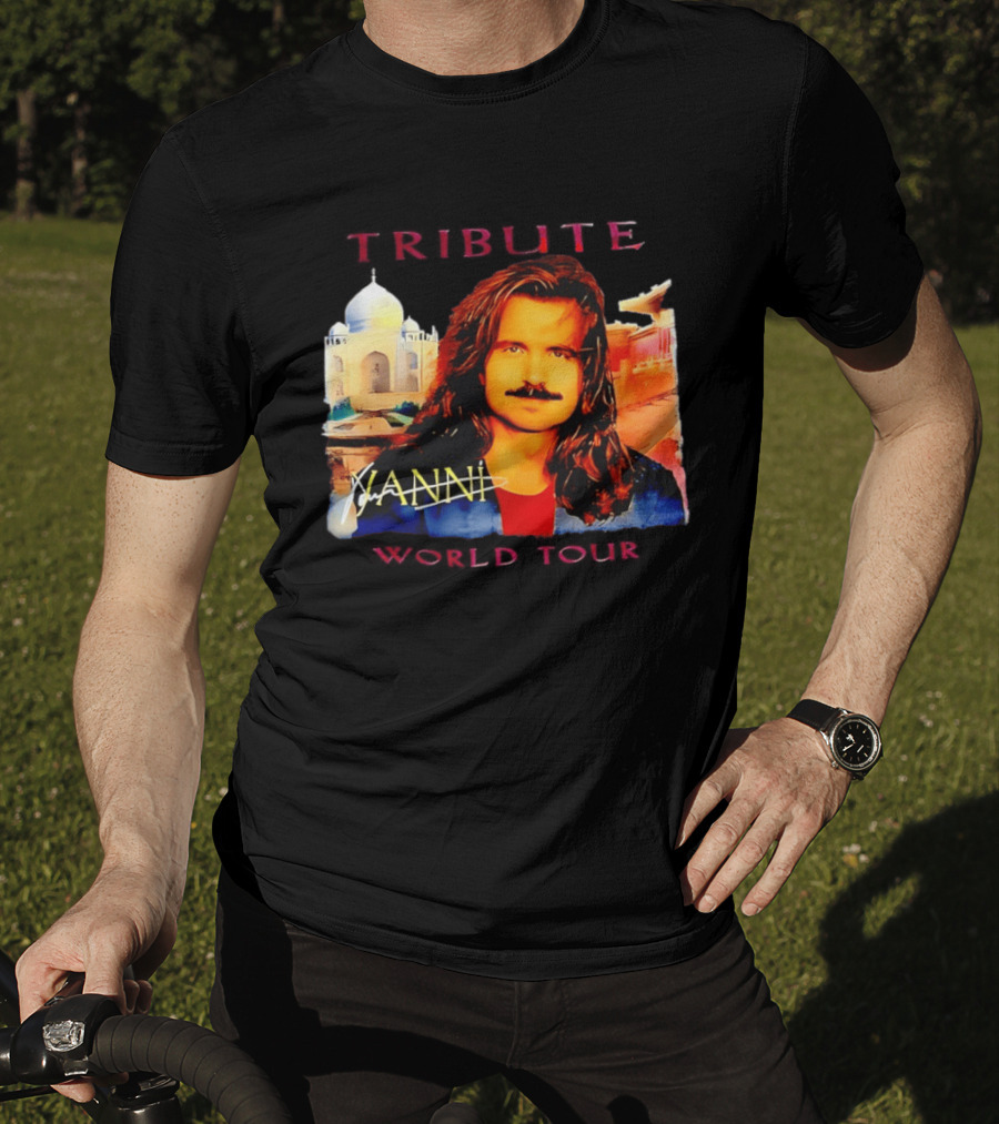 Yanni Tribute World Tour Taj Mahal T-Shirt