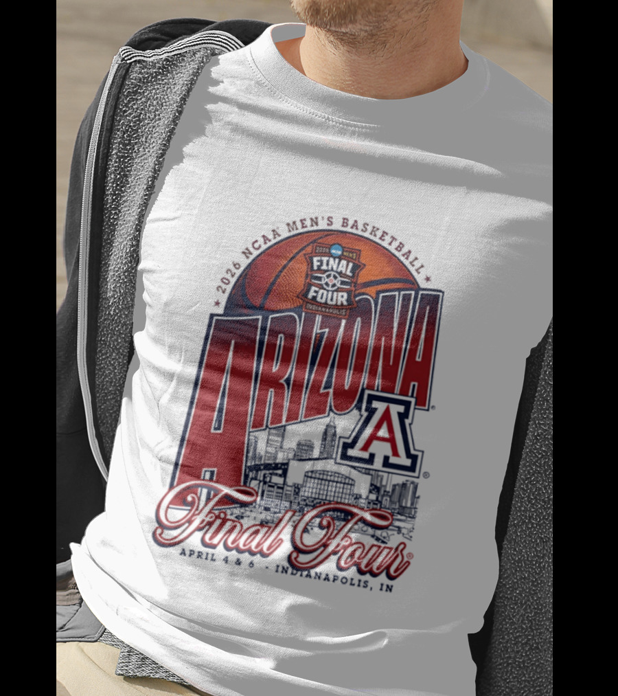 2026 NCAA Men's Basketball Arizona Wildcats Final Four Indianapolis T-Shirt