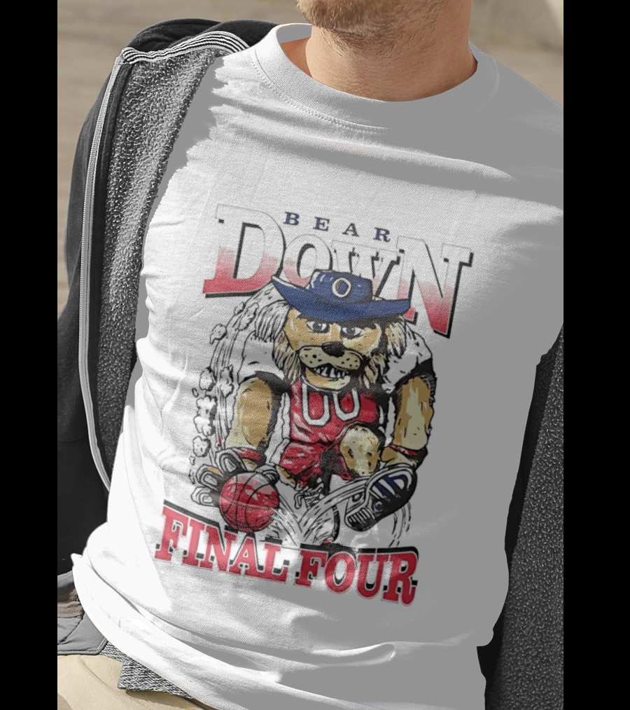 Bear Down Arizona Wildcats Final Four Basketball Team Spirit T-Shirt