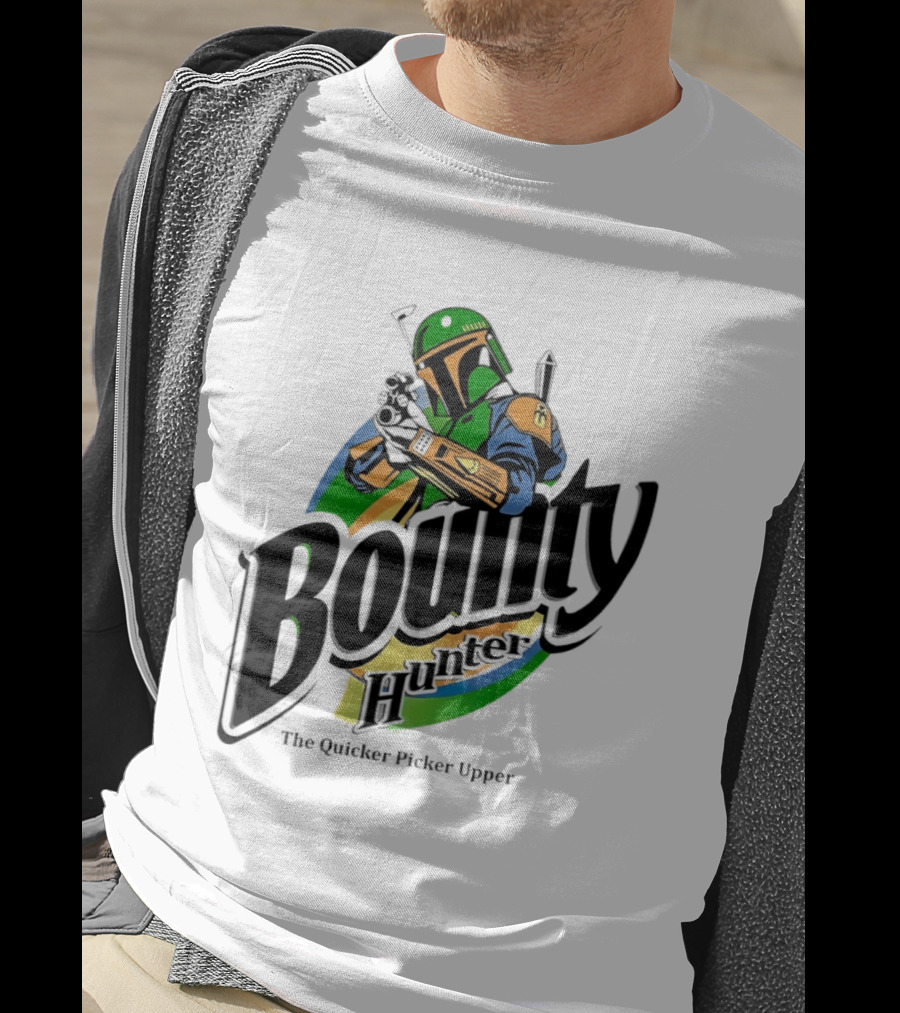 Bounty Hunter The Quicker Picker Upper Mandalorian T-Shirt