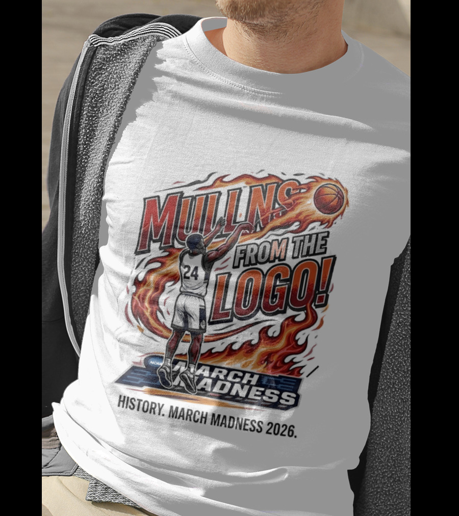 Mullins From The Logo March Madness 2020 History T-Shirt