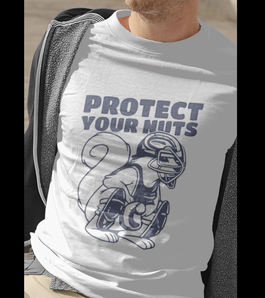 Protect Your Nuts Squirrel Catcher Mom Baseball T-Shirt