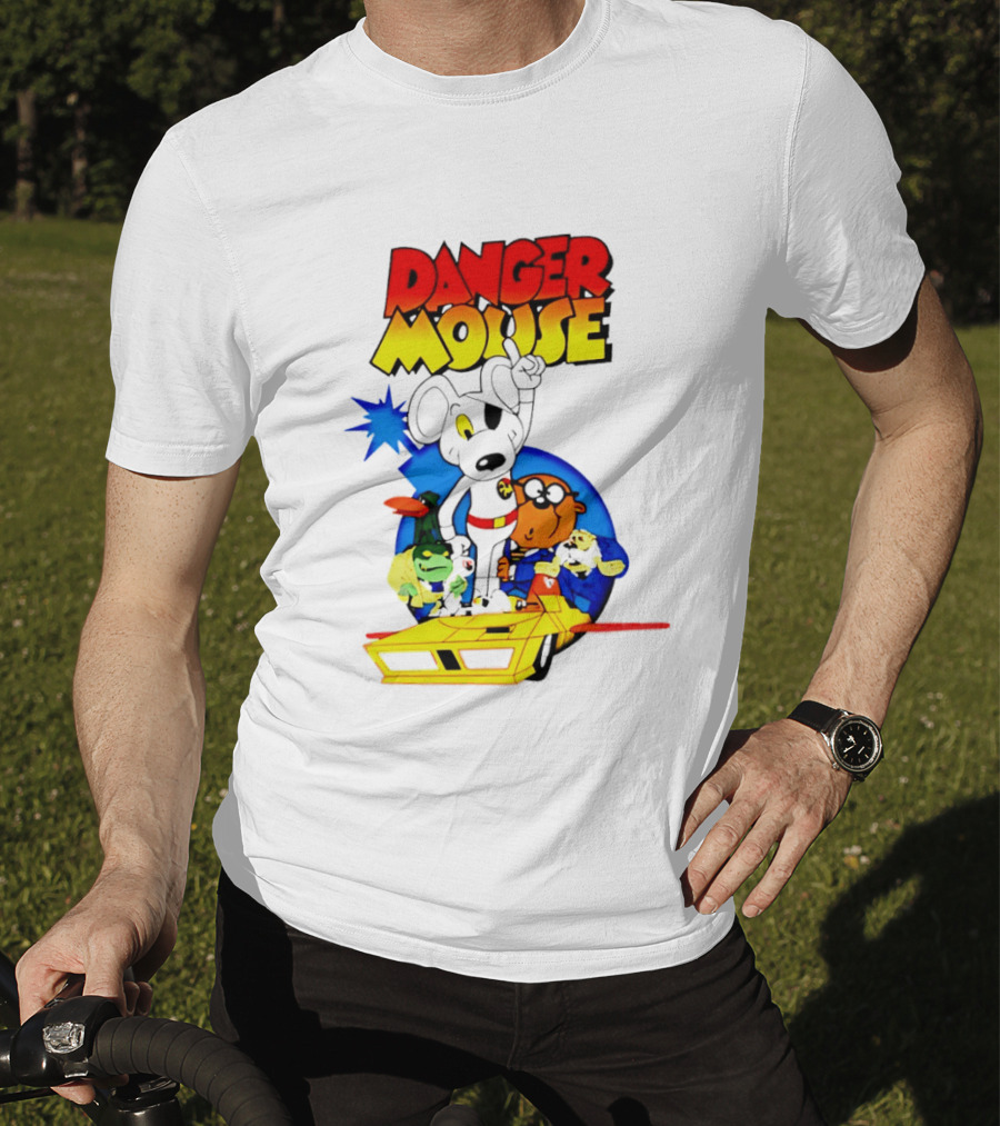 Danger Mouse Animated Character Adventure Team T-Shirt