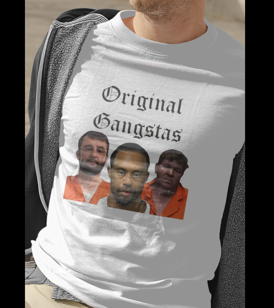 Original Gangsters Shot Scottie Scheffler Tiger Woods John Daly T-Shirt