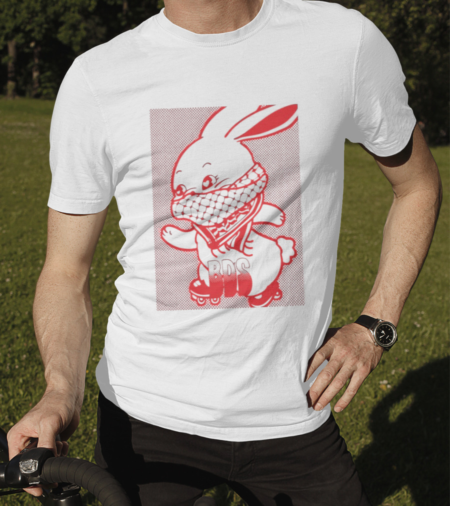 Skater Bunny BDS Vintage Roller Skates T-Shirt
