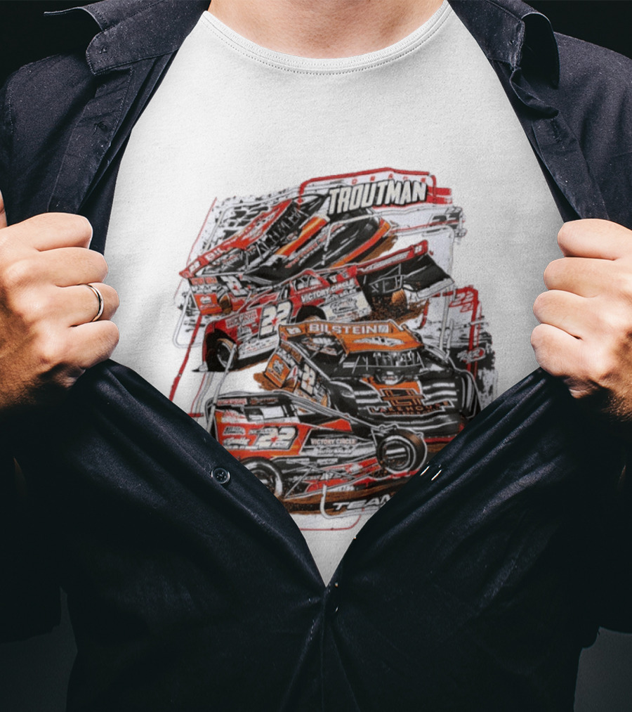 Drake Troutman 22 Racing Bilstein Team 22 Inc Victory Circle T-Shirt