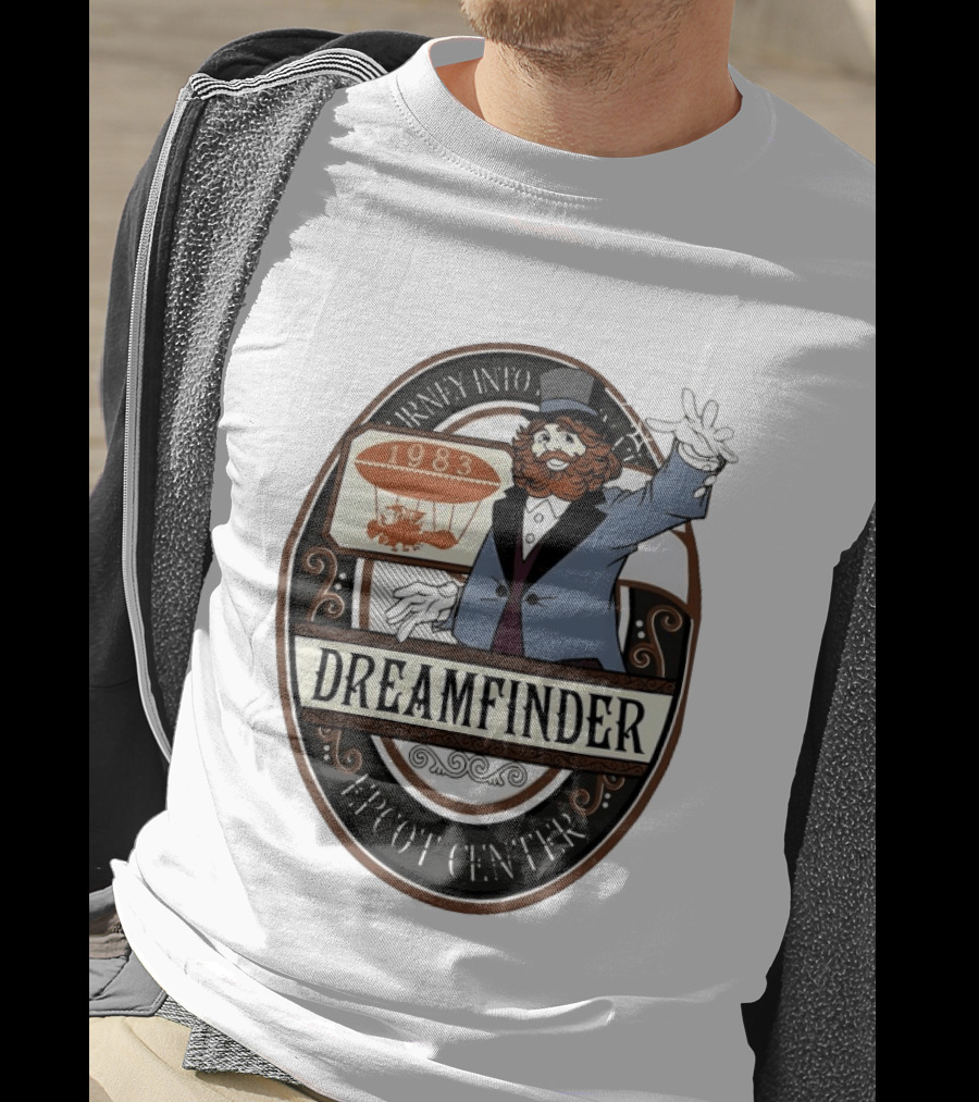 Journey Into 1983 Dreamfinder Epcot Center T-Shirt