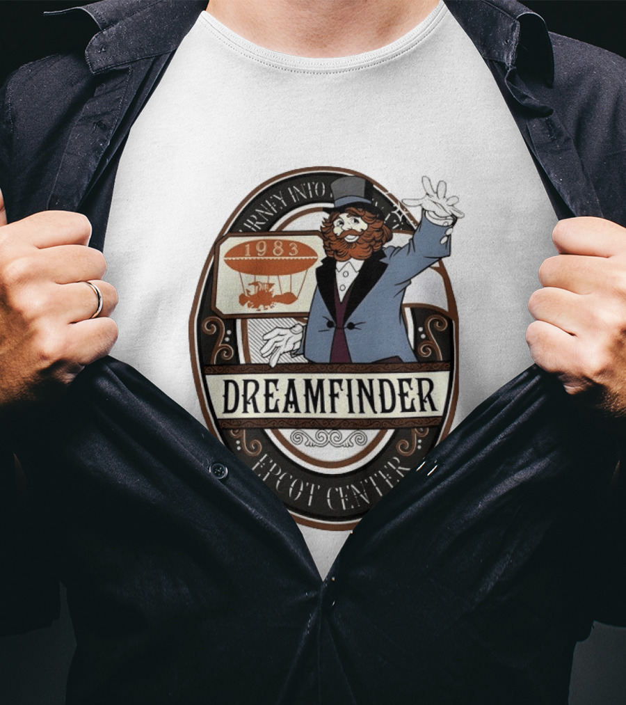 Journey Into 1983 Dreamfinder Epcot Center T-Shirt