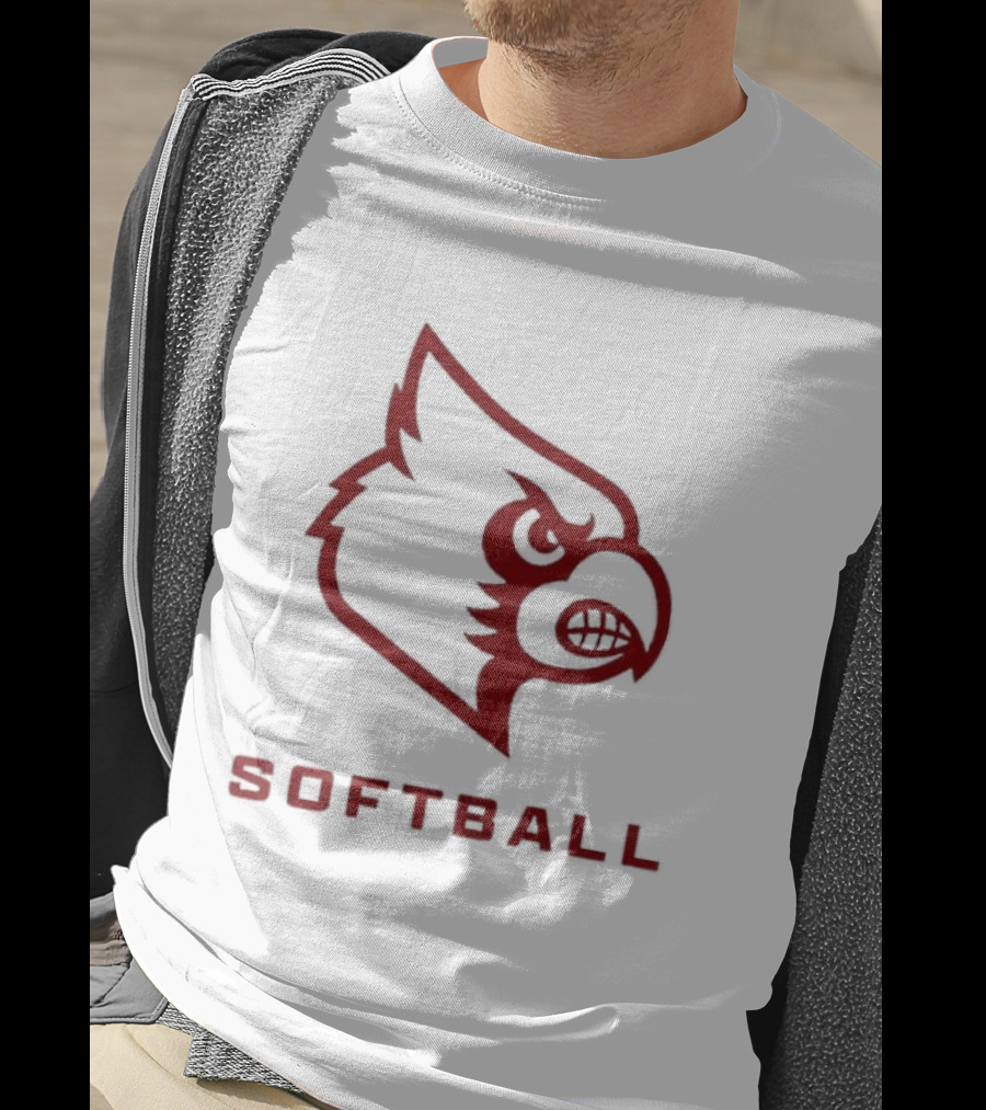 Louisville Cardinals Softball 2026 Pink Uniform T-Shirt