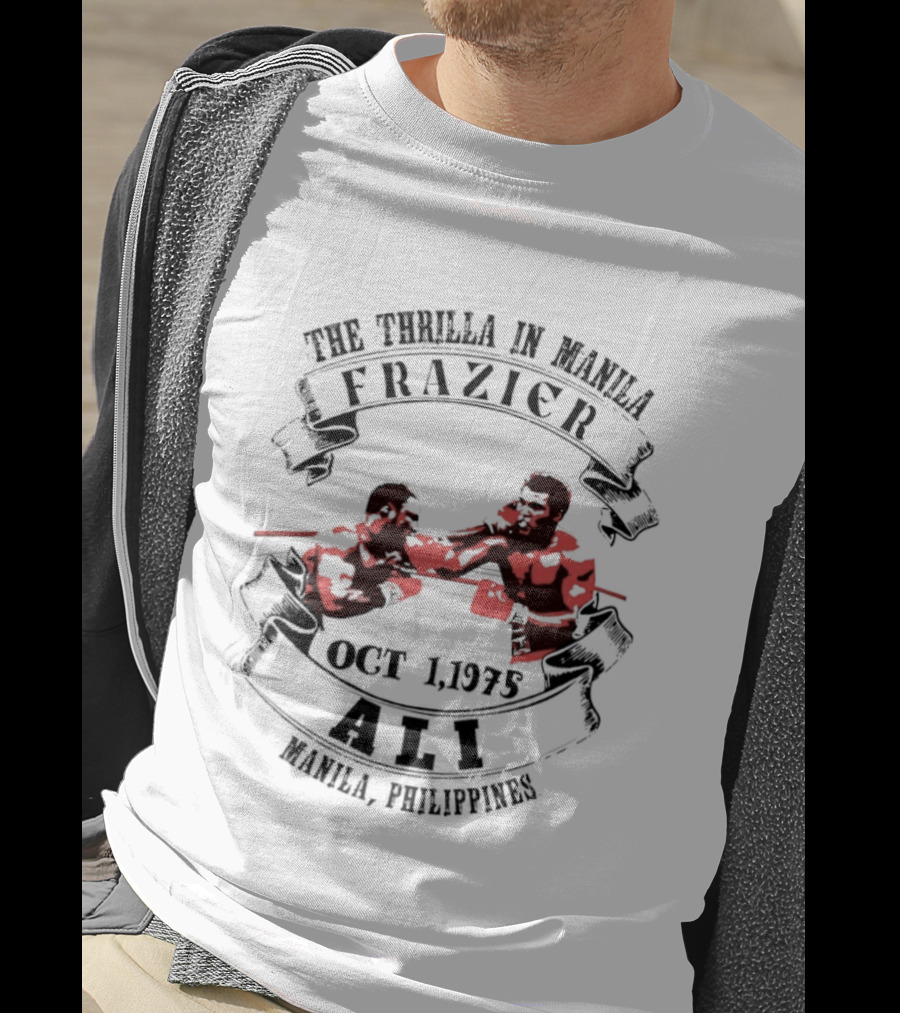 The Thrilla In Manila Frazier Vs Ali Oct 1975 Manila Philippines T-Shirt