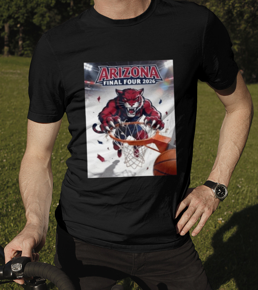 Arizona Wildcats Final Four 2026 Basketball Game Day Wildcat T-Shirt
