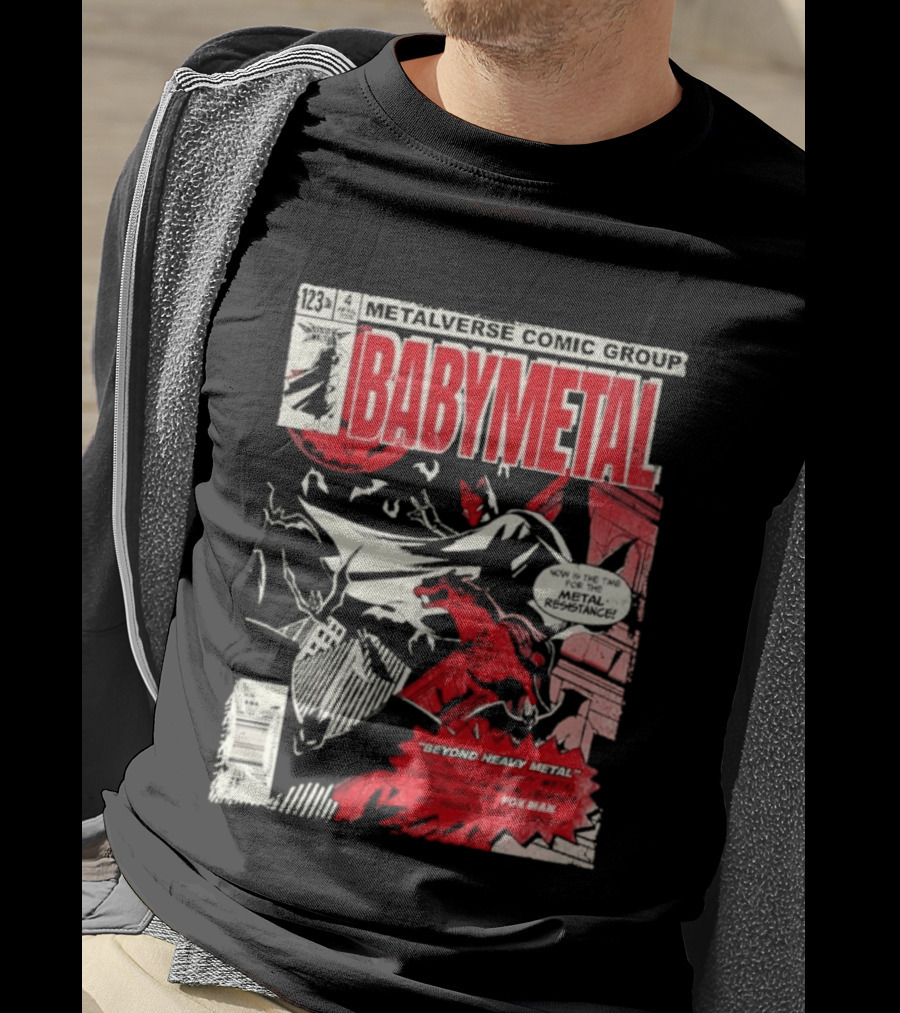 Babymetal Metalverse Comic Group 2026 Fox Man T-Shirt
