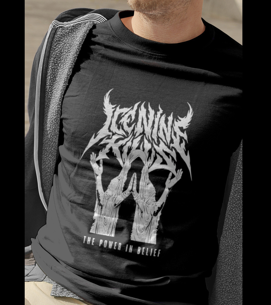 Ice Nine Kills The Power In Belief Logo Devil Horns T-Shirt