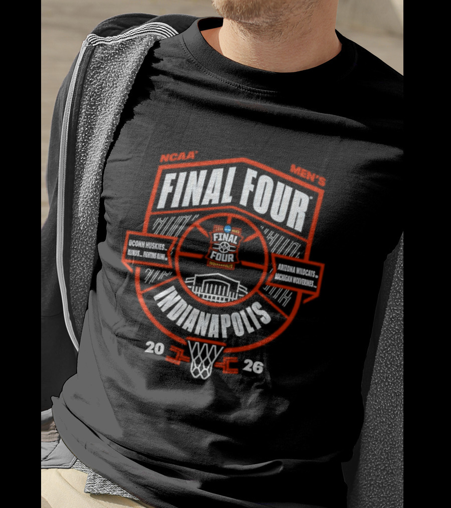 NCAA Men's Final Four Indianapolis 2026 Basketball Tournament T-Shirt