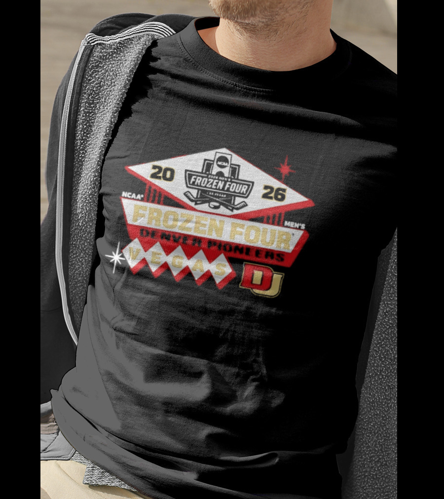Denver Pioneers 2026 NCAA Frozen Four Men's Hockey Vegas T-Shirt
