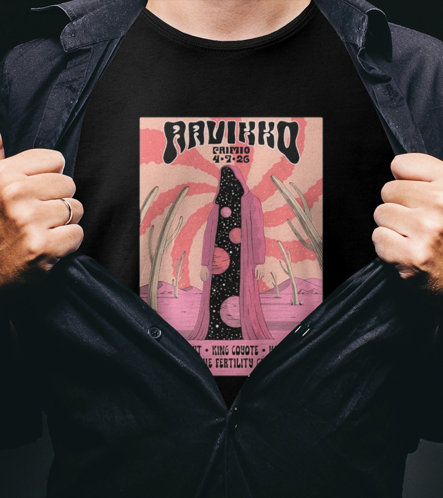 Ravikko Primio Monsternaut King Coyote Homegrown I Am Low The Fertility Cult Swarm Desert 4 7 26 T-Shirt