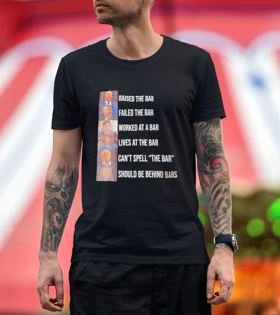 Assholes That Belong In Prison Kamala Harris Alexandria Ocasio Cortez Nancy Pelosi Joe Biden Hillary Clinton T-Shirt