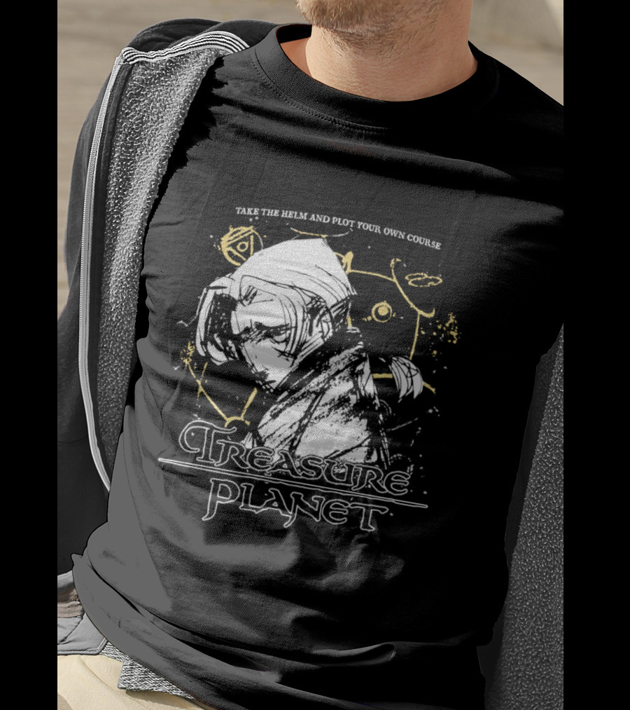 Jim Hawkins Treasure Planet Take The Helm And Plot Your Own Course T-Shirt