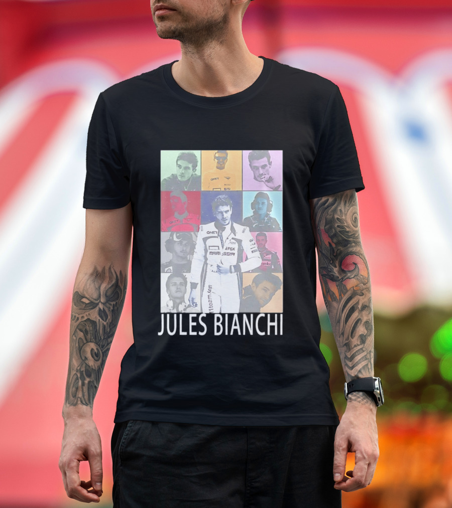 Jules Bianchi Legend The Eras Tour QNet Marussia Racing Hero Remembered T-Shirt