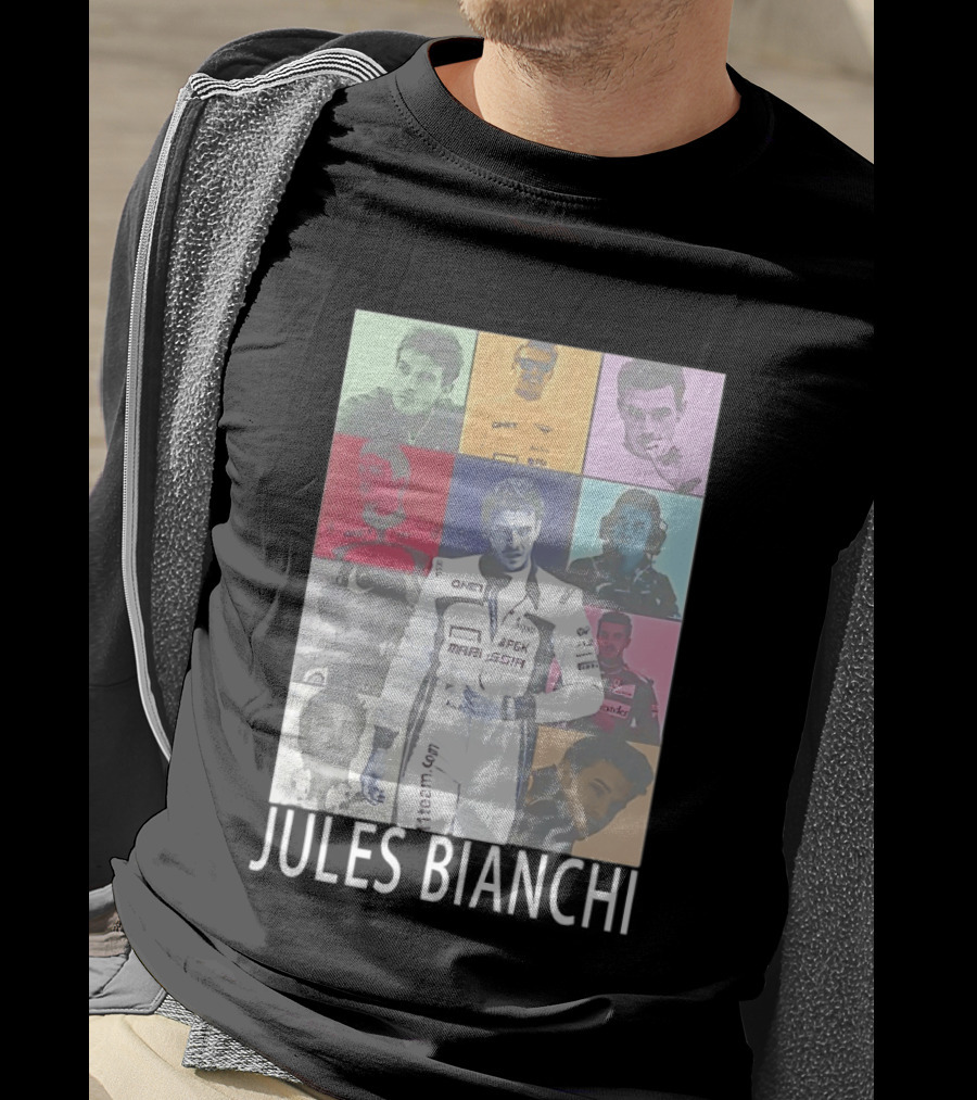 Jules Bianchi Legend The Eras Tour QNet Marussia Racing Hero Remembered T-Shirt