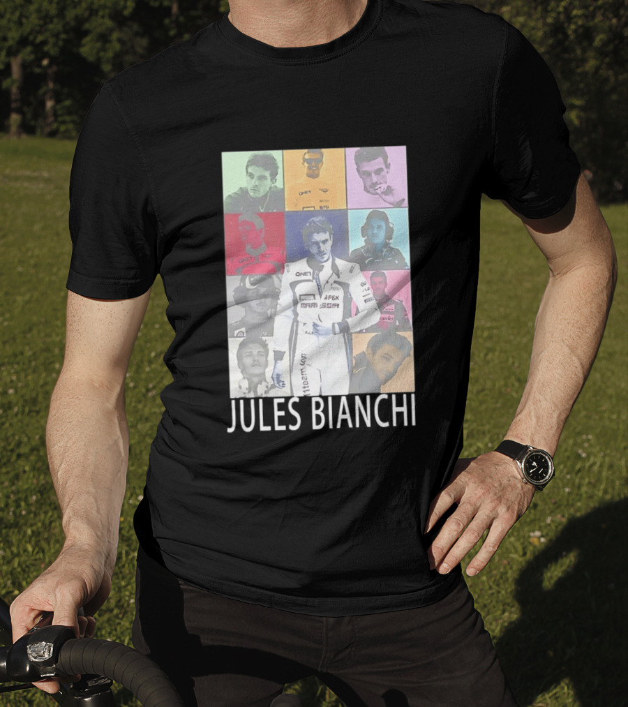 Jules Bianchi Legend The Eras Tour QNet Marussia Racing Hero Remembered T-Shirt