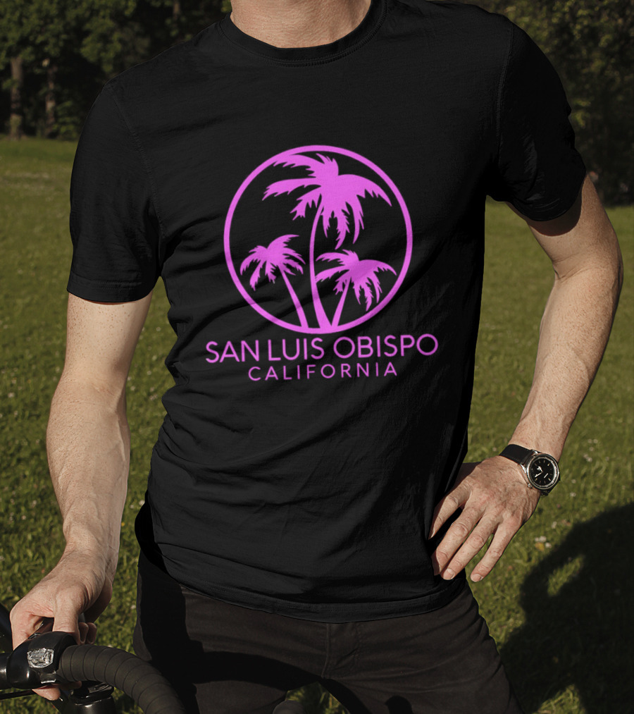 San Luis Obispo California Coconut Trees Pismo Beach Palms T-Shirt