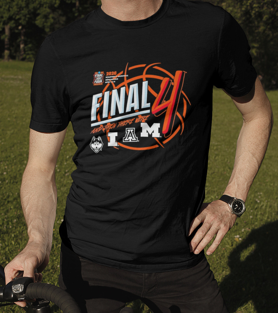 2026 Final Four NCAA Men's March Madness Arizona Connecticut Michigan T-Shirt
