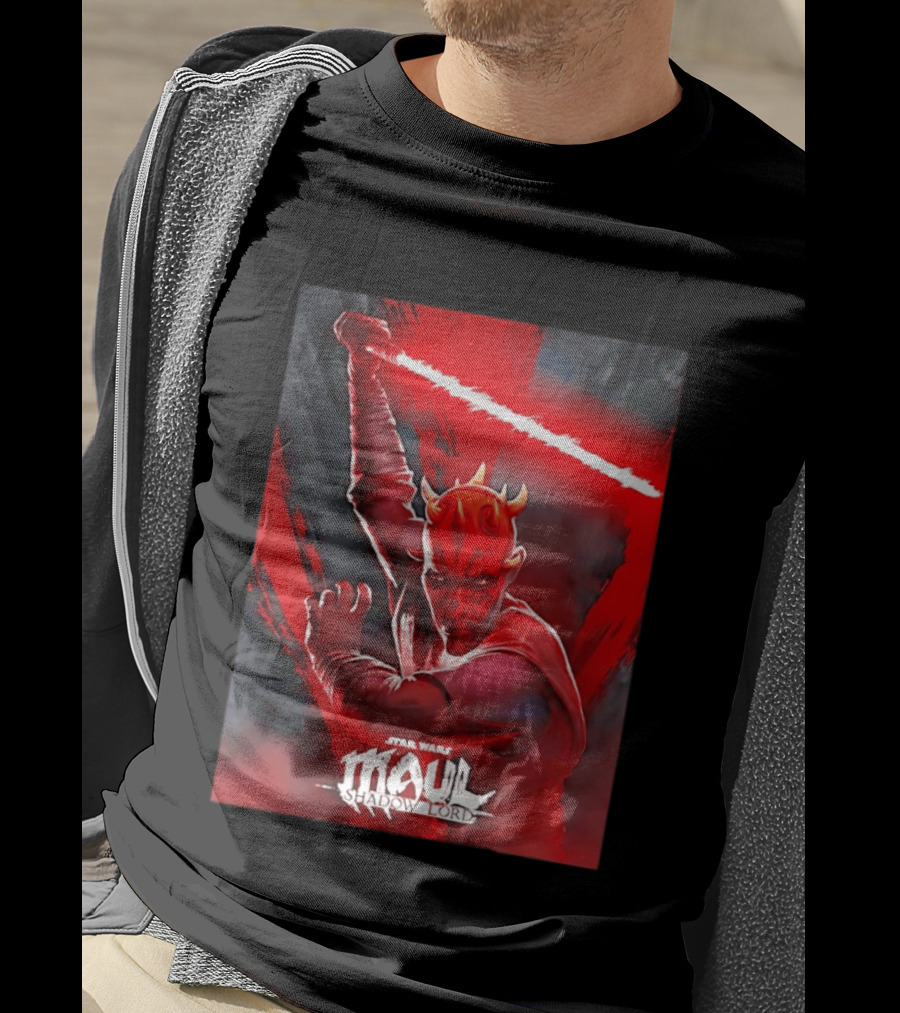 Star Wars Maul Shadow Lord Darth Maul Lightsaber T-Shirt
