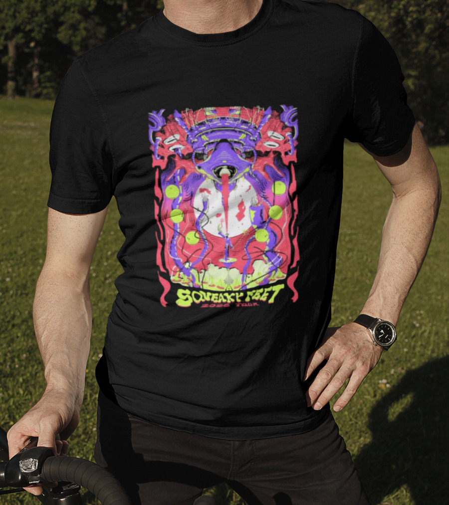 Squeaky Feet Tour 2026 Psychedelic T-Shirt