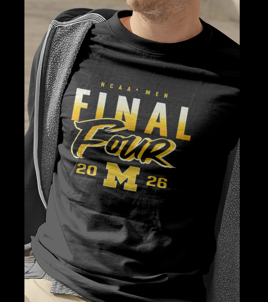 NCAA Men Final Four 2026 Michigan Wolverines M T-Shirt