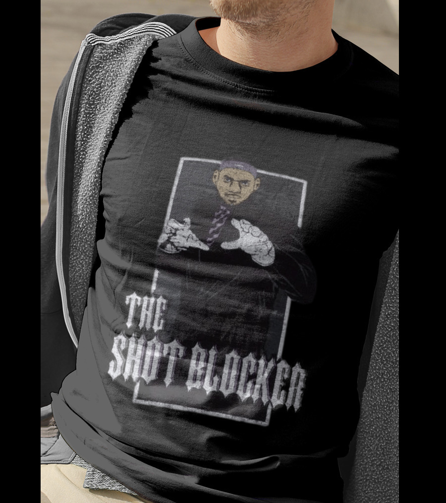 The Shot Blocker Lebron James Nike Basketball T-Shirt