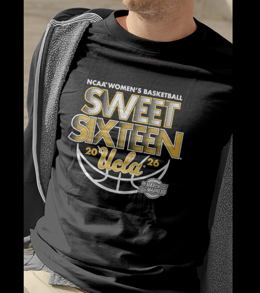 NCAA Women's Basketball Sweet Sixteen 2026 UCLA Bruins T-Shirt