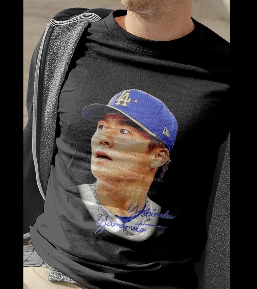 Yoshinobu Yamamoto Los Angeles Dodgers Baseball Player T-Shirt