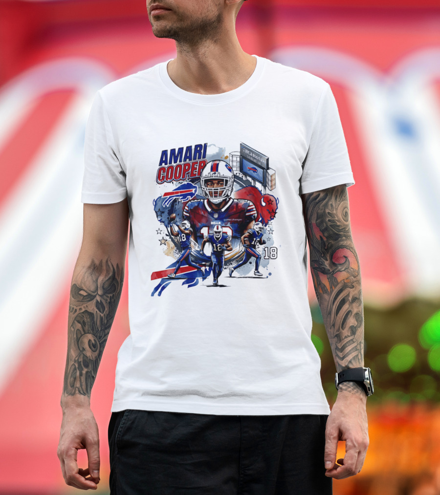 Amari Cooper Football 18 Stadium Buffalo Bills T-Shirt