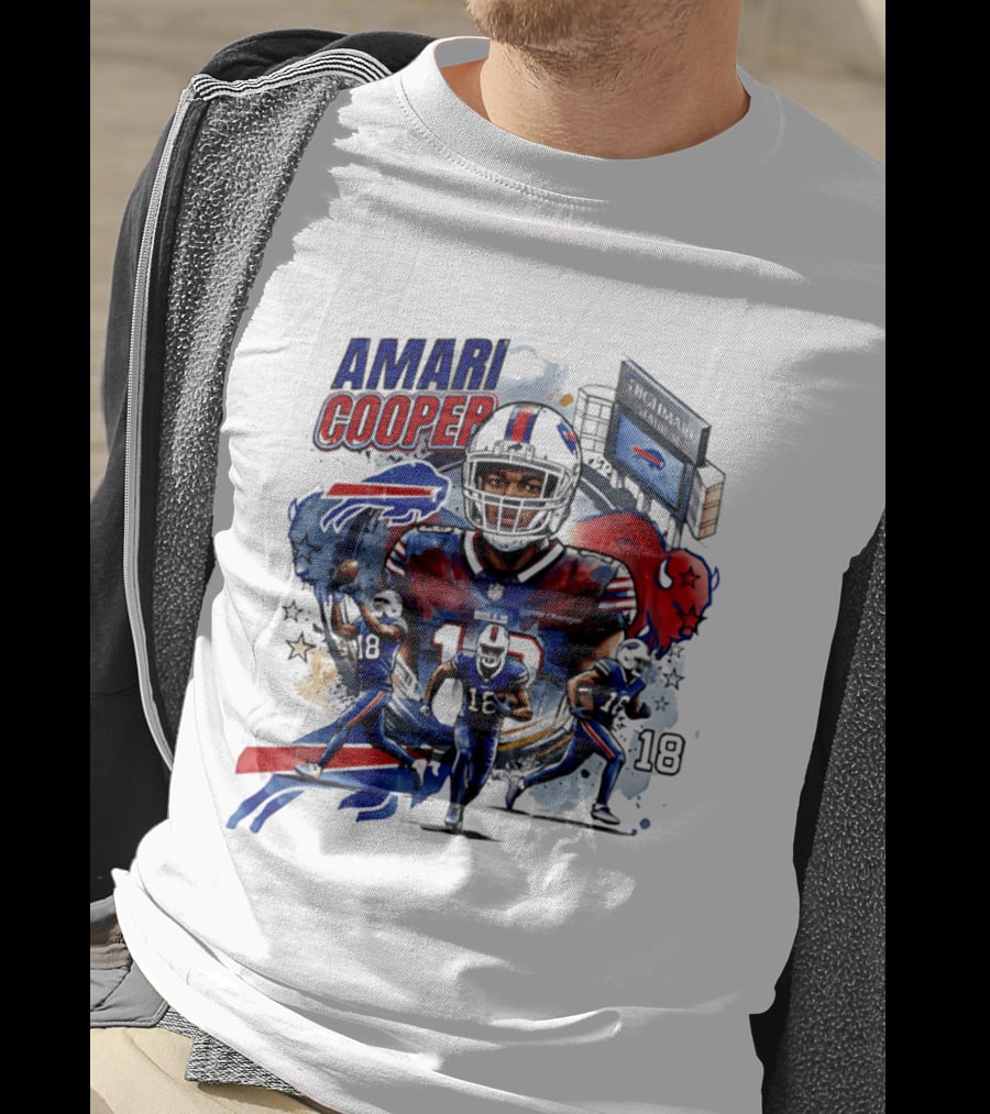 Amari Cooper Football 18 Stadium Buffalo Bills T-Shirt