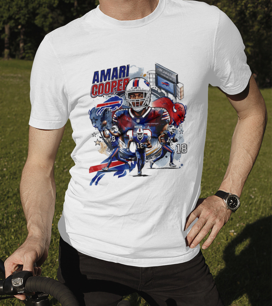 Amari Cooper Football 18 Stadium Buffalo Bills T-Shirt