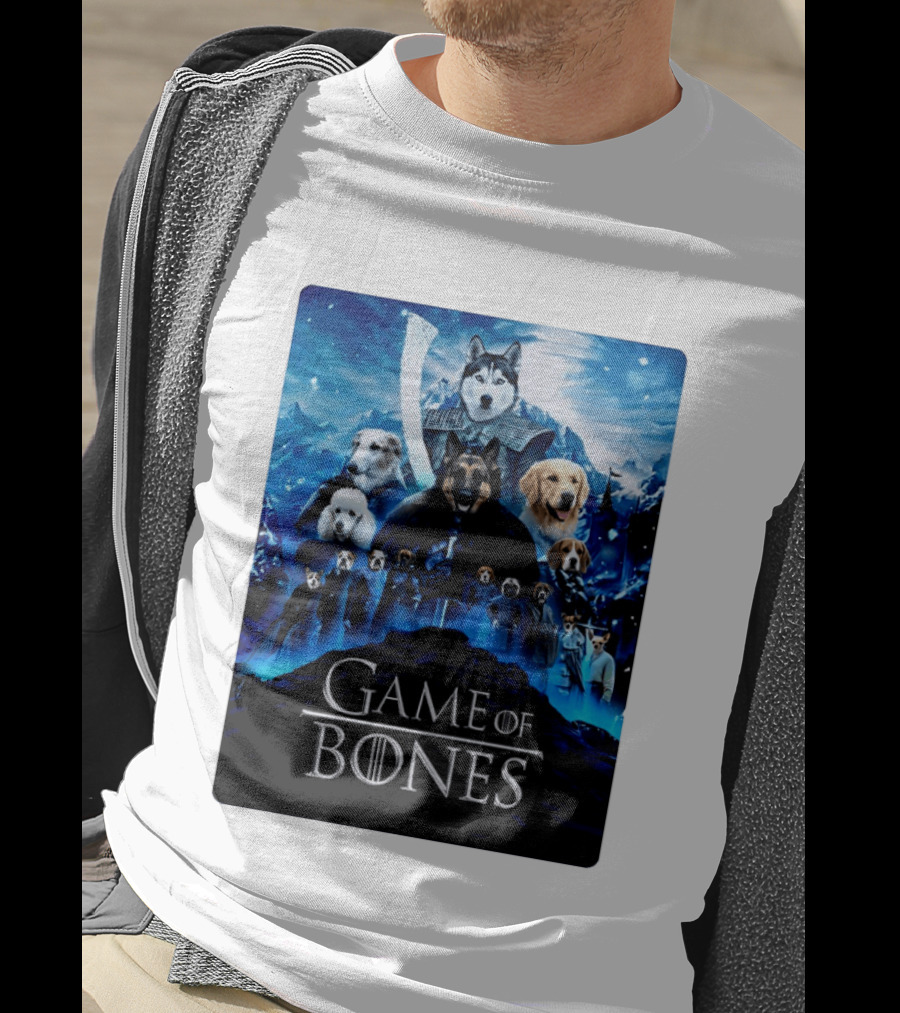 Game Of Bones Dogs Adventure With Thrones And Winter Canines T-Shirt