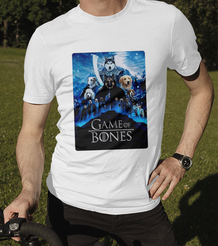 Game Of Bones Dogs Adventure With Thrones And Winter Canines T-Shirt