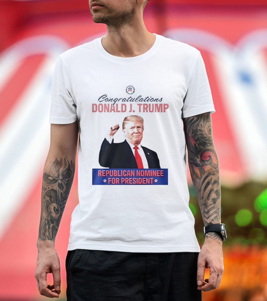 Donald J Trump Republican Nominee For President Conservatives T-Shirt