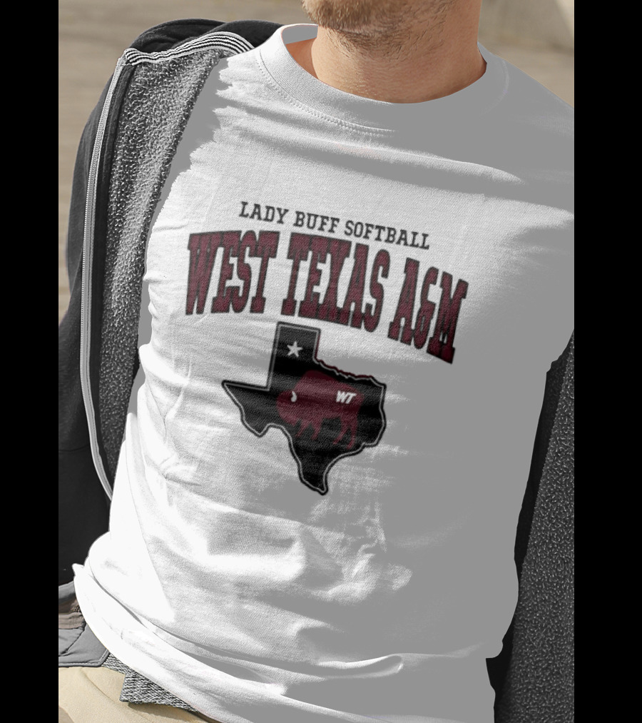 Lady Buff Softball West Texas A&M WT Buffalo T-Shirt