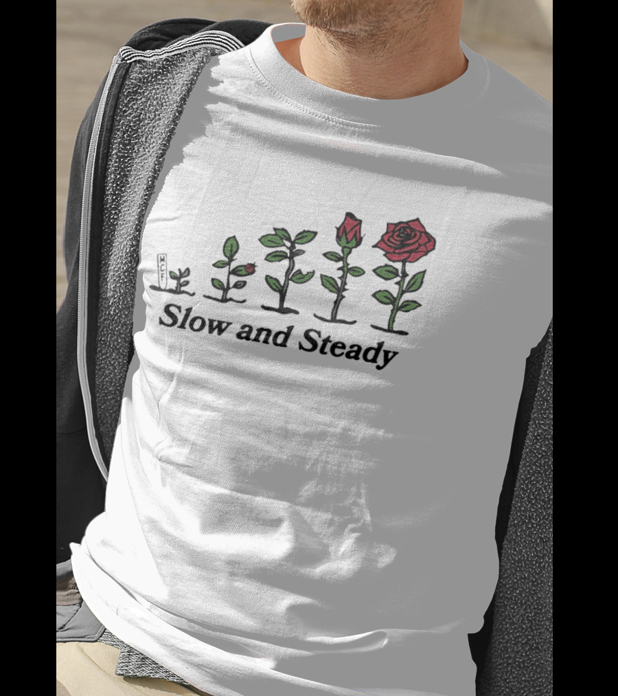 MCF Rose Growth Journey Slow And Steady Progression T-Shirt