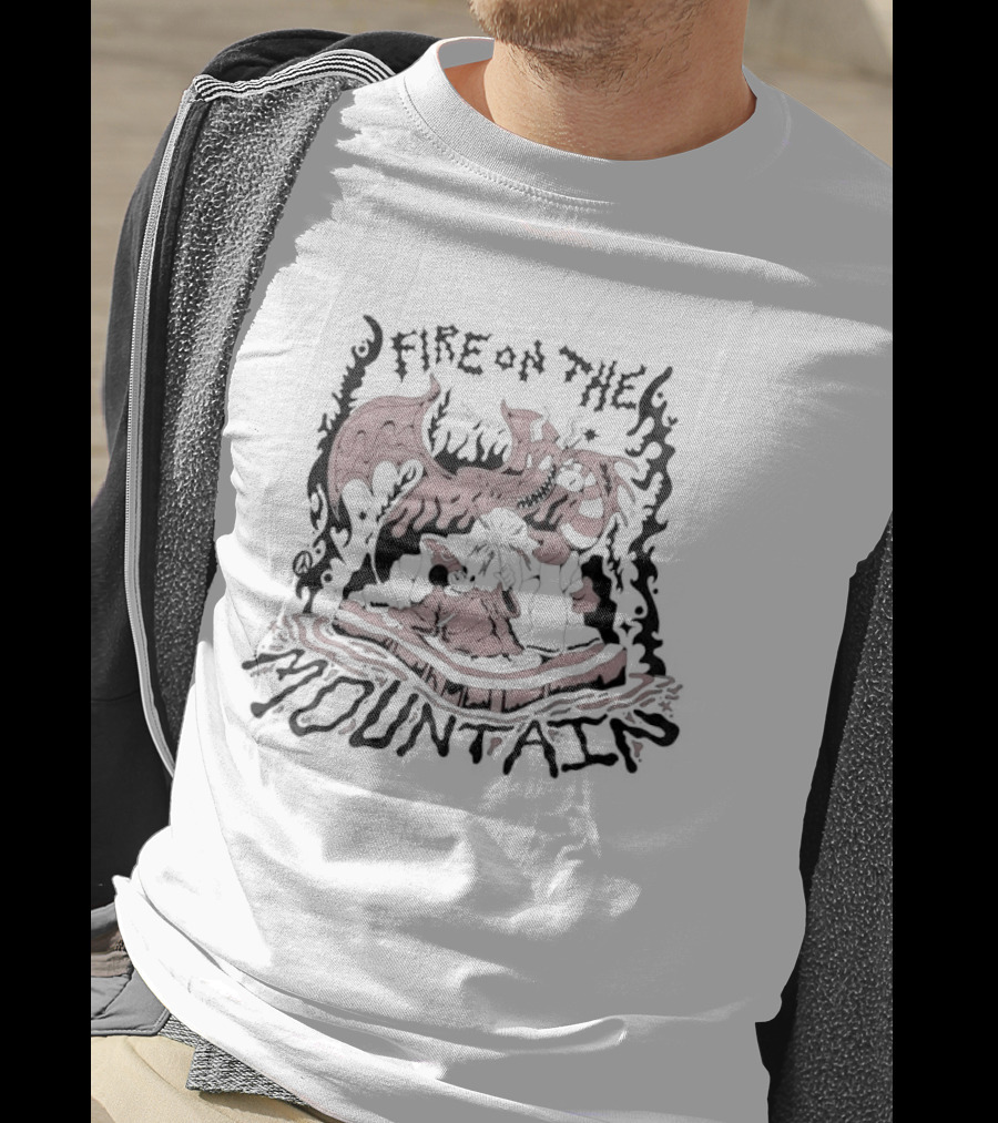 Mickey Mouse Fire On The Mountain Cartoon T-Shirt